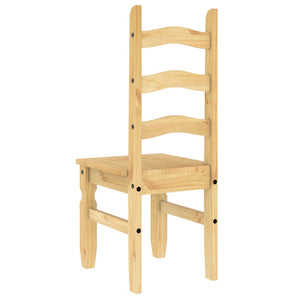 vidaXL Dining Chairs 2 pcs Corona 42x47x107 cm Solid Wood Pine