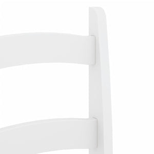 vidaXL Dining Chairs 2 pcs White 40x46x99 cm Solid Wood Pine