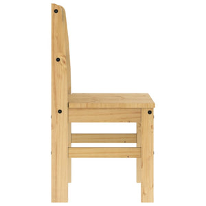 vidaXL Dining Chairs 2 pcs Panama 40x46x90 cm Solid Wood Pine