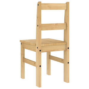 vidaXL Dining Chairs 2 pcs Panama 40x46x90 cm Solid Wood Pine