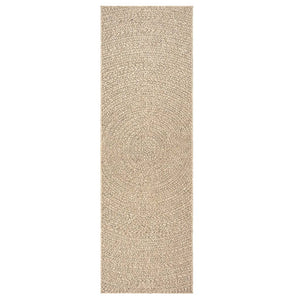 vidaXL Rug ZIZUR 80x200 cm Jute Look Indoor and Outdoor