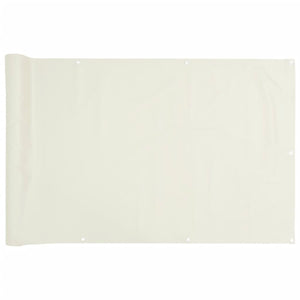 vidaXL Garden Privacy Screen White 300x75 cm PVC