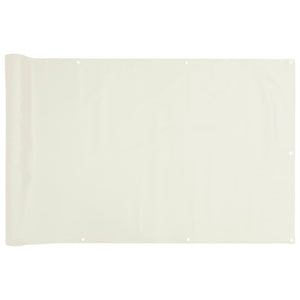 vidaXL Garden Privacy Screen White 1000x75 cm PVC