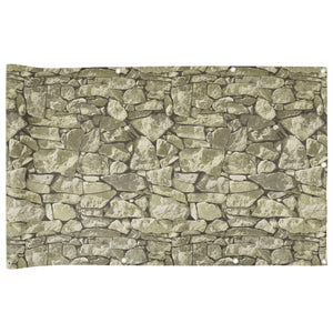 vidaXL Garden Privacy Screen Stone Look 1000x75 cm PVC