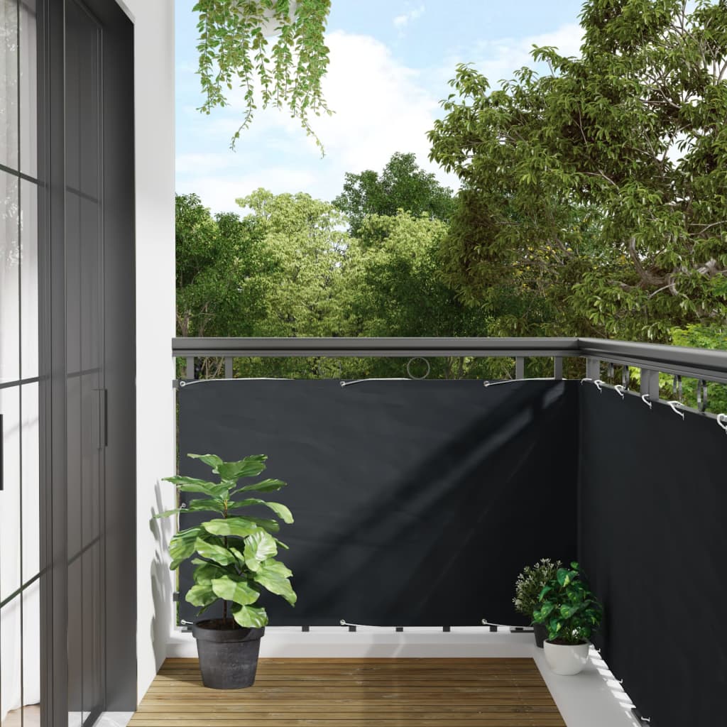 vidaXL Garden Privacy Screen Anthracite 300x90 cm PVC