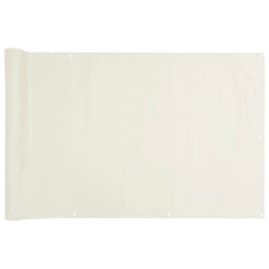 vidaXL Garden Privacy Screen White 1000x90 cm PVC