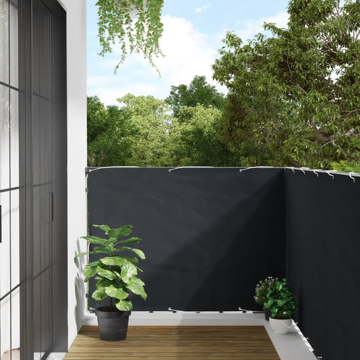 vidaXL Garden Privacy Screen Anthracite 400x120 cm PVC