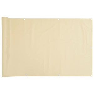 vidaXL Garden Privacy Screen Cream 500x120 cm PVC