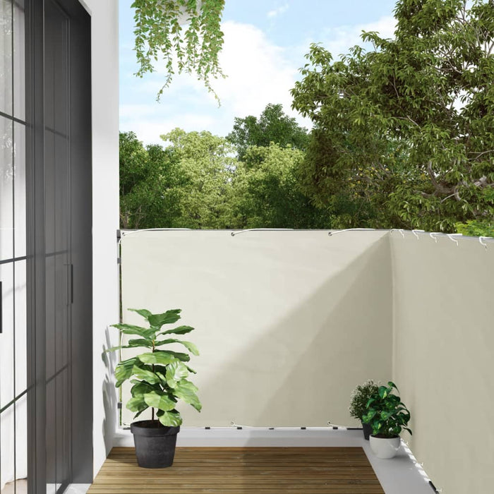 vidaXL Garden Privacy Screen White 300x120 cm PVC