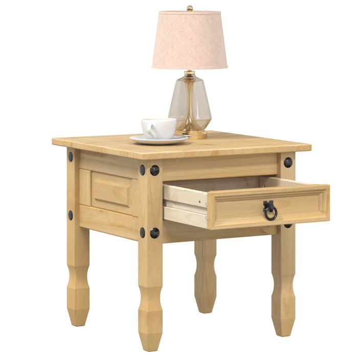 vidaXL Side Table Corona 50x50x50 cm Solid Wood Pine