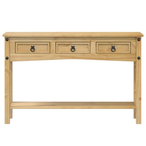 vidaXL Console Table Corona 114x34.5x73 cm Solid Wood Pine