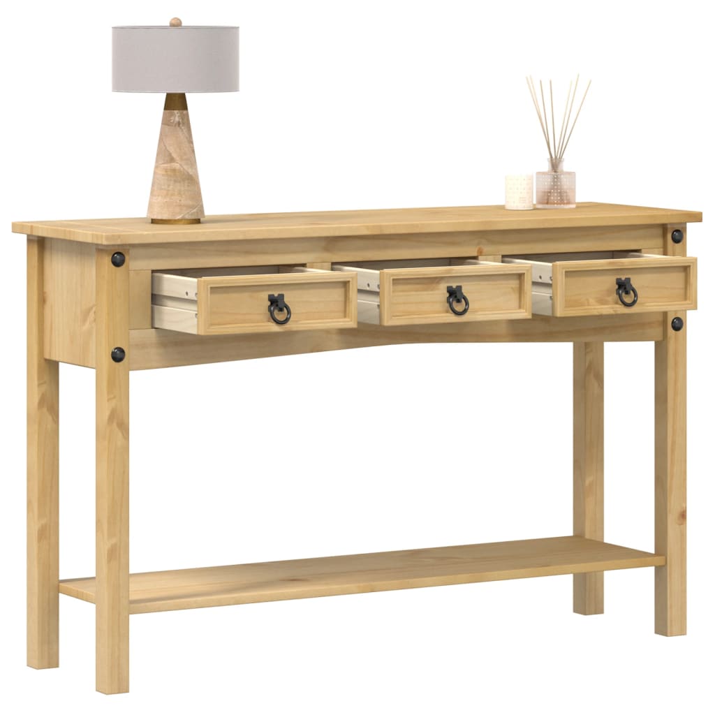 vidaXL Console Table Corona 114x34.5x73 cm Solid Wood Pine