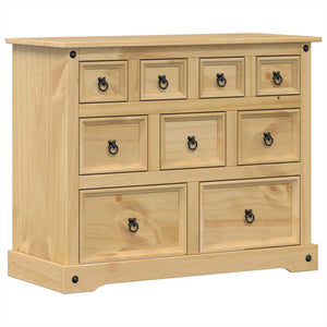 vidaXL Chest of Drawers Corona 103x46x83 cm Solid Wood Pine