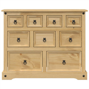 vidaXL Chest of Drawers Corona 103x46x83 cm Solid Wood Pine