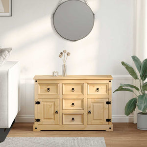 vidaXL Sideboard Corona 112x40x75 cm Solid Wood Pine