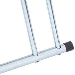 vidaXL Bicycle Stand for 2 Bikes Floor Freestanding Galvanised Steel