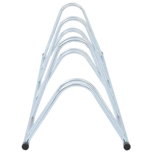 vidaXL Bicycle Stand for 6 Bikes Floor Freestanding Galvanised Steel