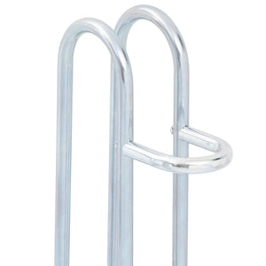 vidaXL Bicycle Stand for 2 Bikes Floor Freestanding Galvanised Steel