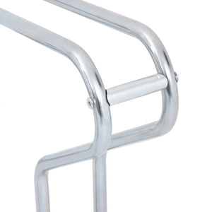 vidaXL Bicycle Stand for 2 Bikes Floor Freestanding Galvanised Steel