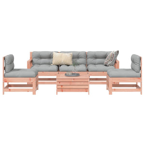 vidaXL 6 Piece Garden Sofa Set Solid Wood Douglas Fir