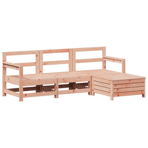 vidaXL 4 Piece Garden Sofa Set Solid Wood Douglas Fir