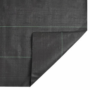 vidaXL Weed Membrane Black 0.5x150 m PP