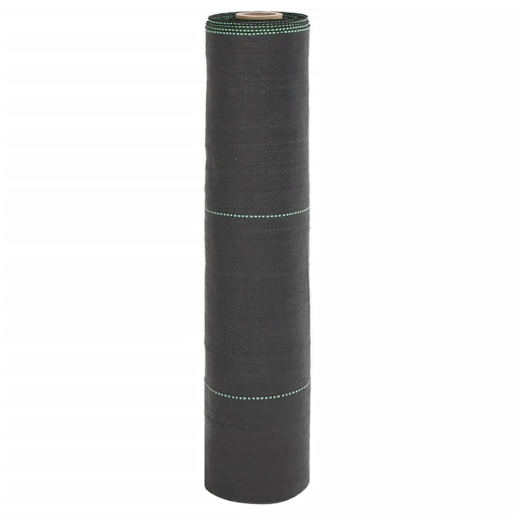 vidaXL Weed Membrane Black 0.5x200 m PP