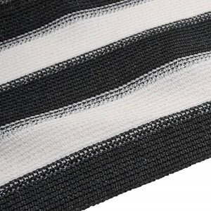 vidaXL Privacy Net Anthracite and White 1x10 m HDPE 75 g/m²