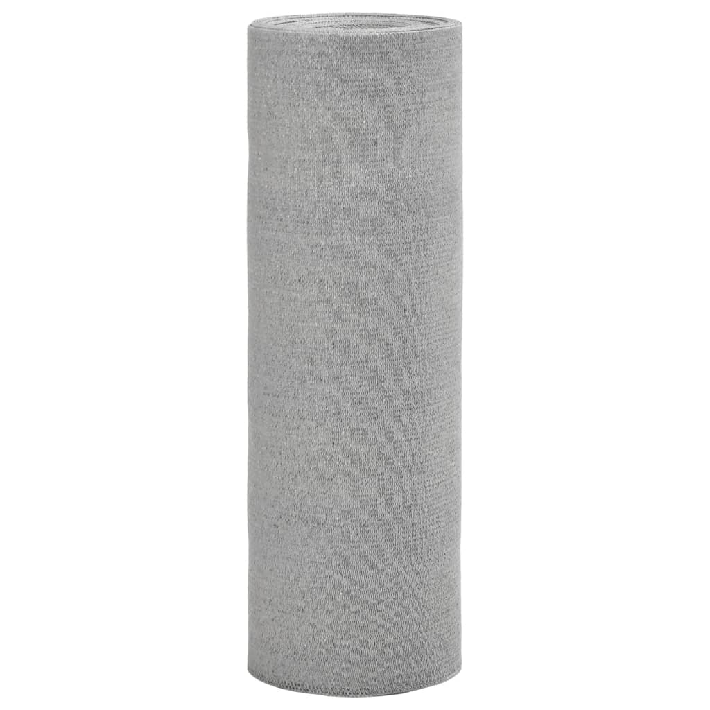 vidaXL Privacy Net Light Grey 1.5x50 m HDPE 150 g/m²