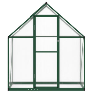 vidaXL Greenhouse with Base Frame Green 169x58x195 cm Aluminium