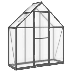 vidaXL Greenhouse with Base Frame Anthracite 169x58x195 cm Aluminium