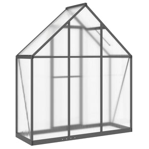 vidaXL Greenhouse with Base Frame Anthracite 169x58x195 cm Aluminium