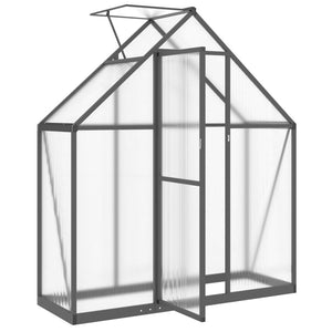 vidaXL Greenhouse with Base Frame Anthracite 169x58x195 cm Aluminium