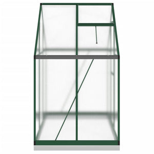 vidaXL Greenhouse with Base Frame Green 169x114x202 cm Aluminium