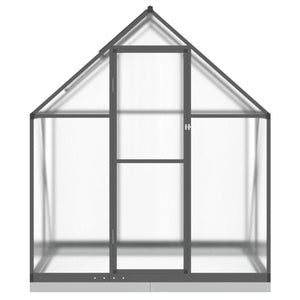 vidaXL Greenhouse with Base Frame Anthracite 169x114x202 cm Aluminium