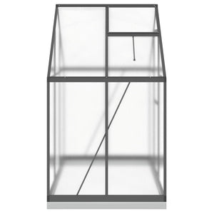 vidaXL Greenhouse with Base Frame Anthracite 169x114x202 cm Aluminium