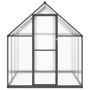 vidaXL Greenhouse with Base Frame Anthracite 169x169x195 cm Aluminium