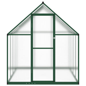 vidaXL Greenhouse with Base Frame Green 224x169x195 cm Aluminium