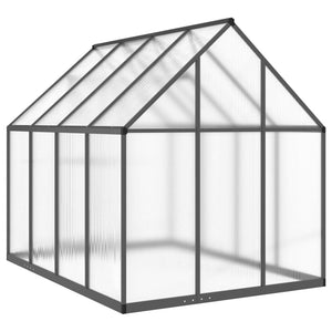 vidaXL Greenhouse with Base Frame Anthracite 224x169x195 cm Aluminium