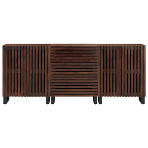 vidaXL Sideboards 3 pcs 60x34x75 cm Solid Wood Mango