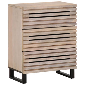 vidaXL Sideboards 2 pcs 60x34x75 cm Solid Wood Mango