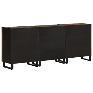 vidaXL Sideboards 3 pcs 60x34x75 cm Solid Wood Acacia