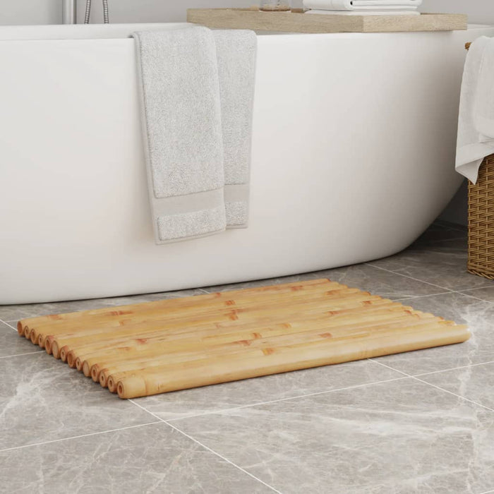 vidaXL Bath Mats 2 pcs 70x50 cm Bamboo