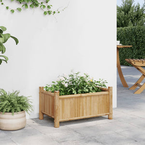 vidaXL Planter 50x30x25 cm Bamboo