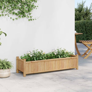 vidaXL Planter 100x30x25 cm Bamboo