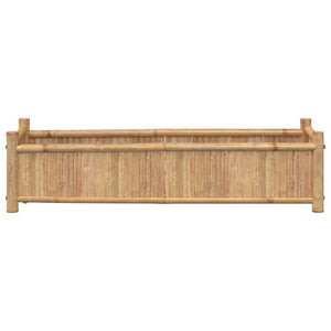 vidaXL Planter 100x30x25 cm Bamboo