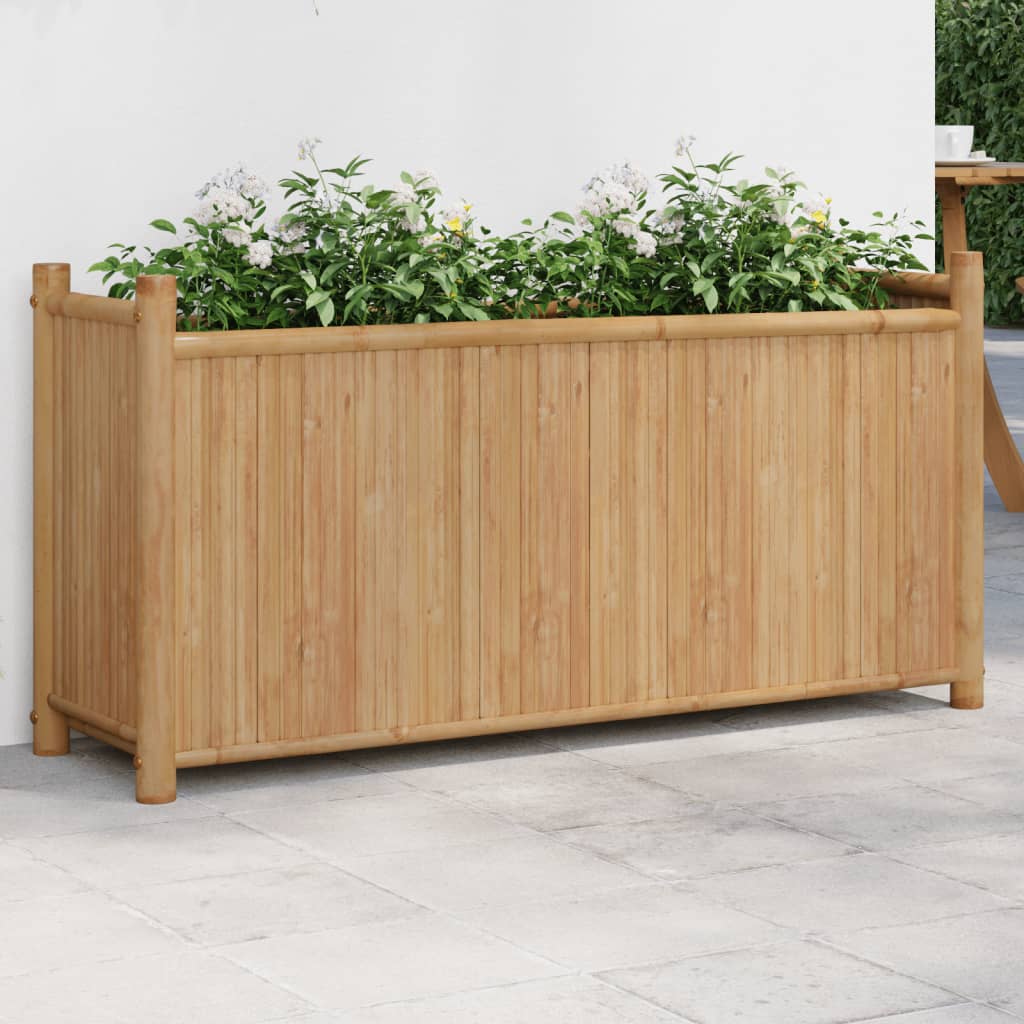 vidaXL Planter 100x30x50 cm Bamboo