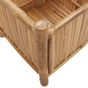 vidaXL Planter 40x40x40 cm Bamboo