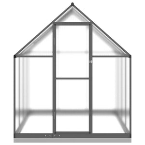 vidaXL Greenhouse with Base Frame Anthracite 224x169x202 cm Aluminium