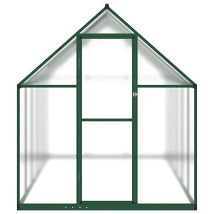 vidaXL Greenhouse with Base Frame Green 334x169x195 cm Aluminium